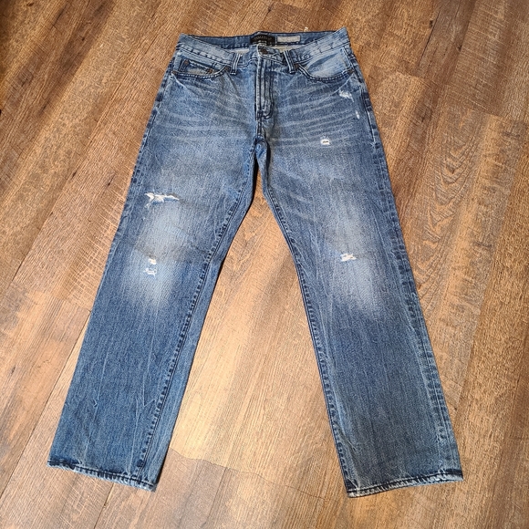 Aeropostale straight leg distressed jeans men's size 32/30 - Picture 4 of 13